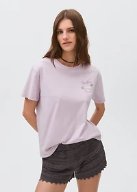 Crochet shorts with ruffles