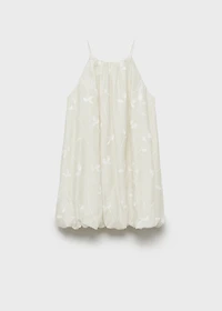 Balloon halter dress