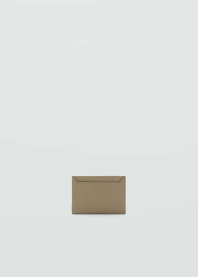 Saffiano-effect cardholder