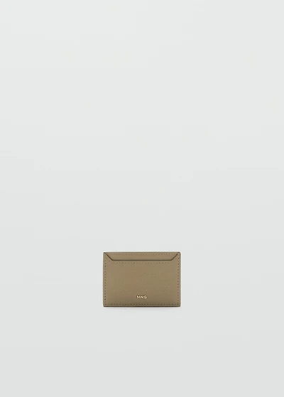 Saffiano-effect cardholder