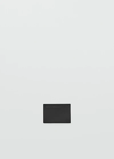 Saffiano-effect cardholder