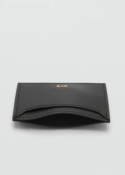 Saffiano-effect cardholder