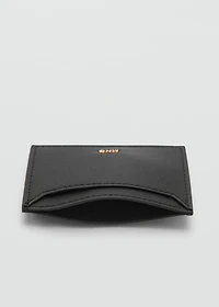 Saffiano-effect cardholder