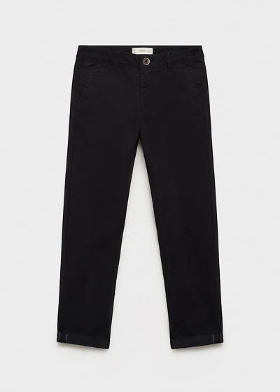 Plain chino pants
