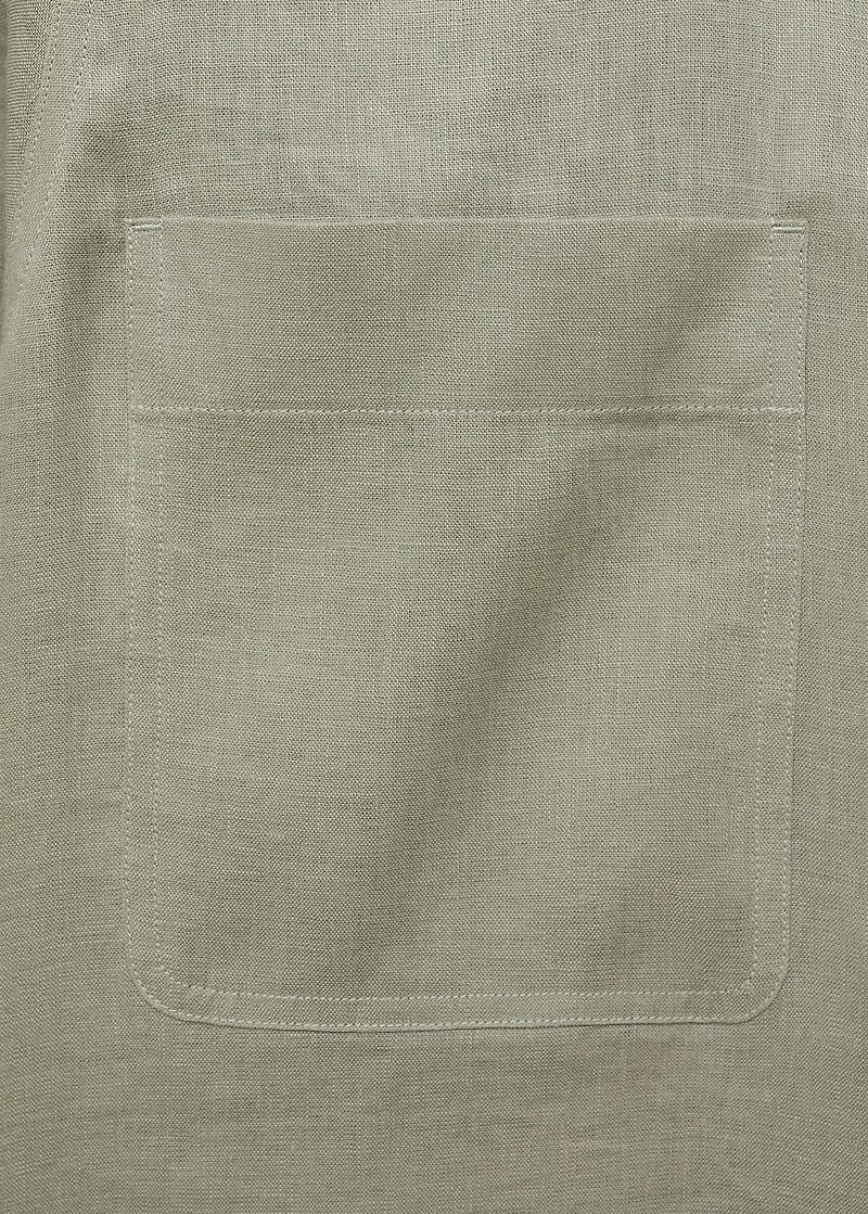 100% linen lightweight overshirt