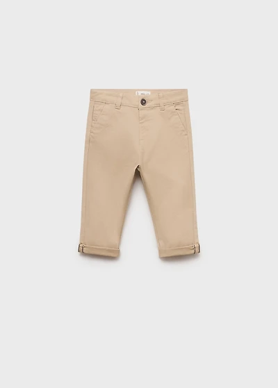 Cotton chinos