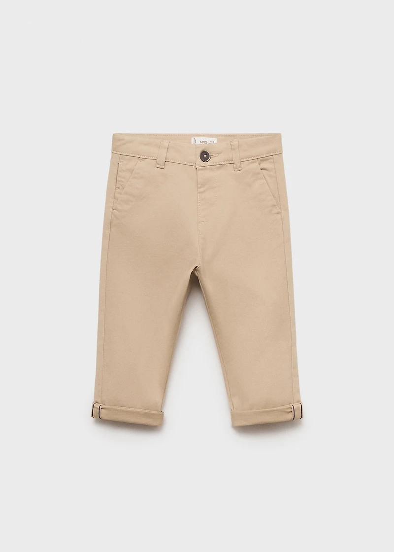 Cotton chinos