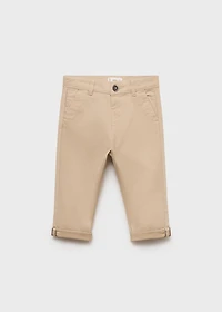Cotton chinos