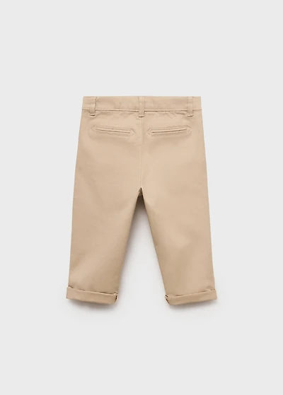 Cotton chinos