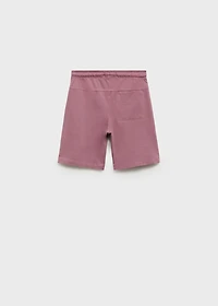 Comfy-fit bermuda shorts with drawstring