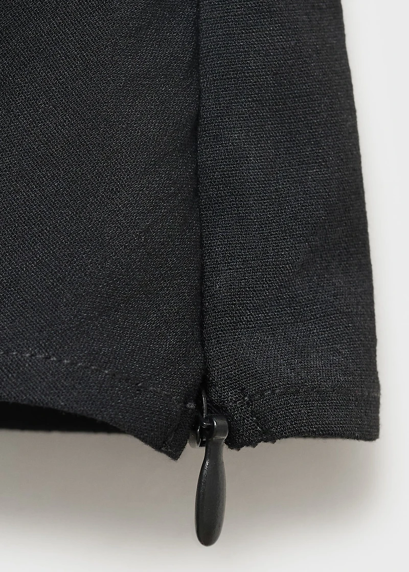 Asymmetrical draped top with straps