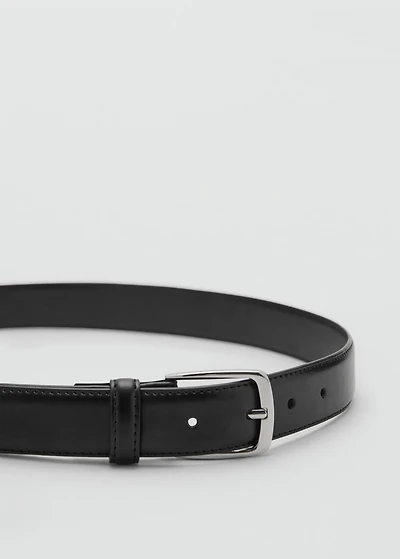 Nappa leather belt