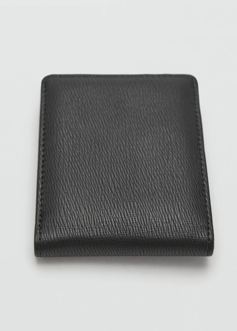 Anti-contactless card holder wallet