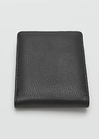Anti-contactless card holder wallet