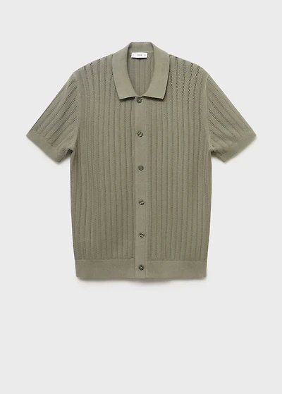 100% cotton shirt structure