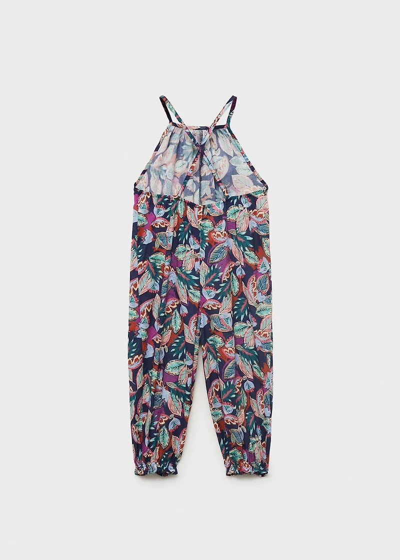 Floral print jumpsuit