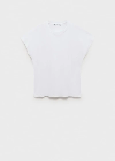 Rounded neck cotton t-shirt