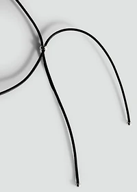 Hoop pendant necklace