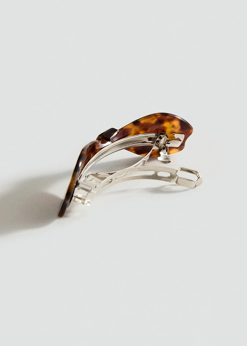Tortoiseshell bow hair clip