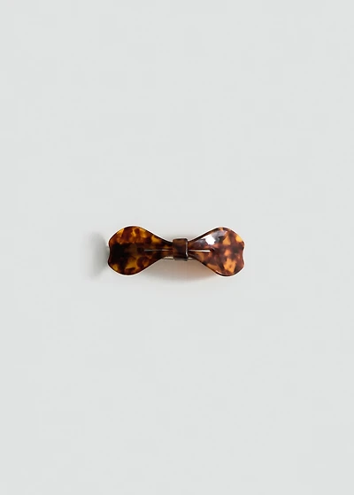 Tortoiseshell bow hair clip