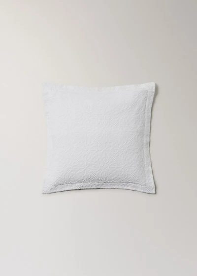 Cotton jacquard cushion cover with mosaic design 50x50 cm