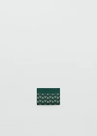 Card holder with printed logo