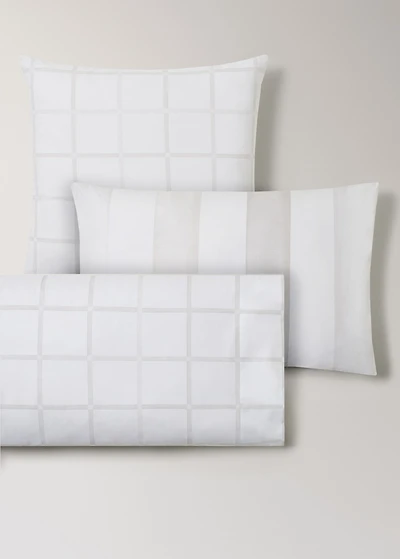 Two cotton percale pillowcases with a stripe print 50x75 cm