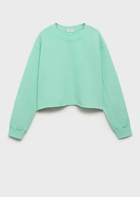 Sweatshirt with seamless finish