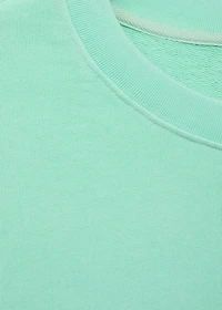 Sweatshirt with seamless finish