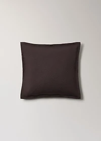 Garment-dyed cotton textured cushion cover 50x50 cm