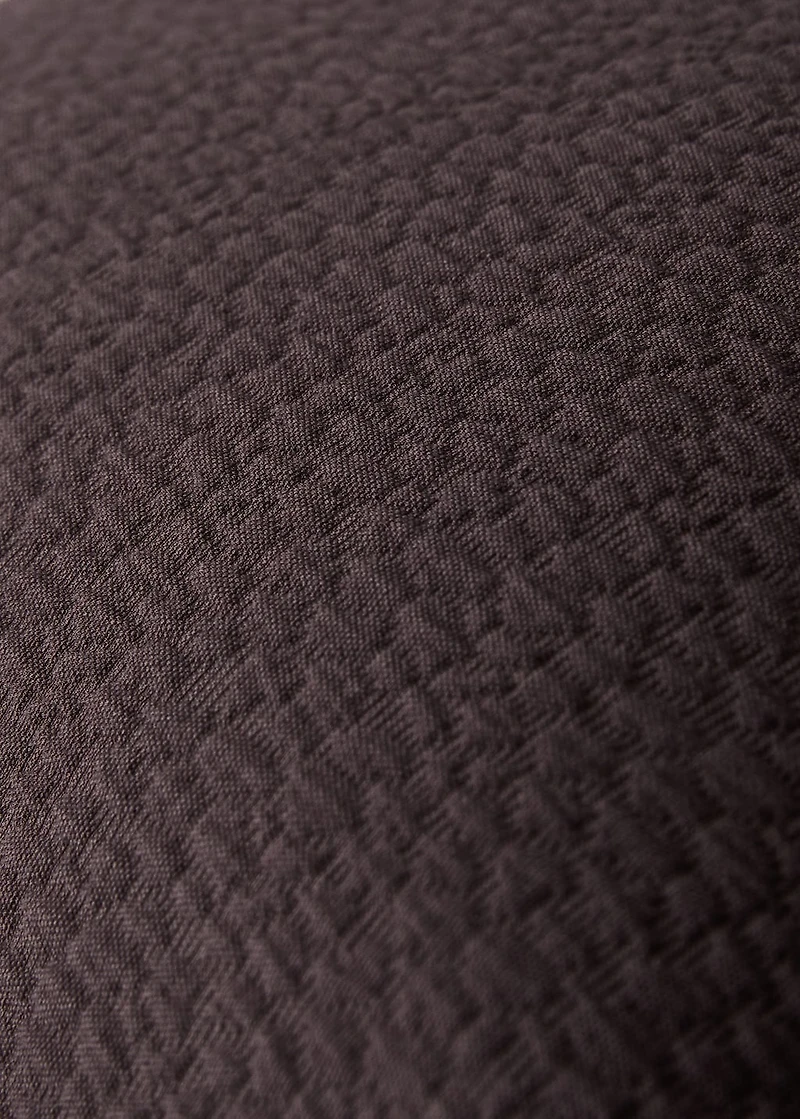 Garment-dyed cotton textured cushion cover 50x50 cm
