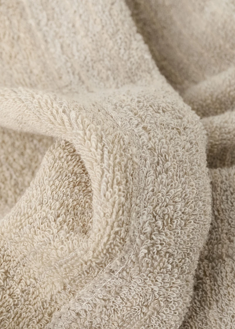 Children's cotton striped bathrobe