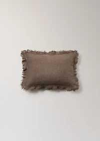 Children's cushion cover with linen flounce 30x40 cm