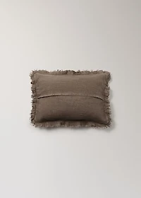 Children's cushion cover with linen flounce 30x40 cm