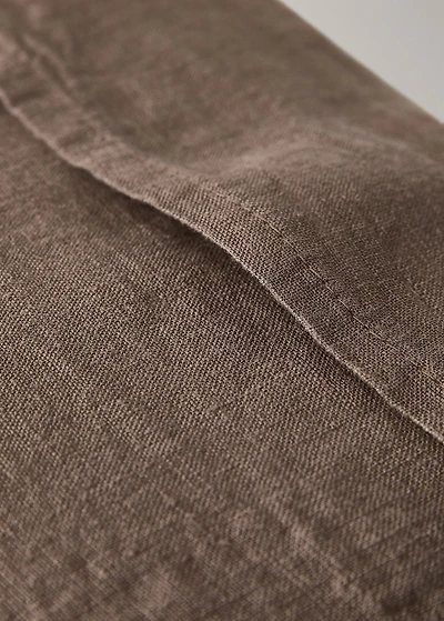 Children's cushion cover with linen flounce 30x40 cm