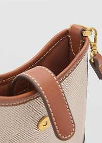 Canvas crossbody cell phone case