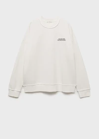 Butterfly-print sweatshirt