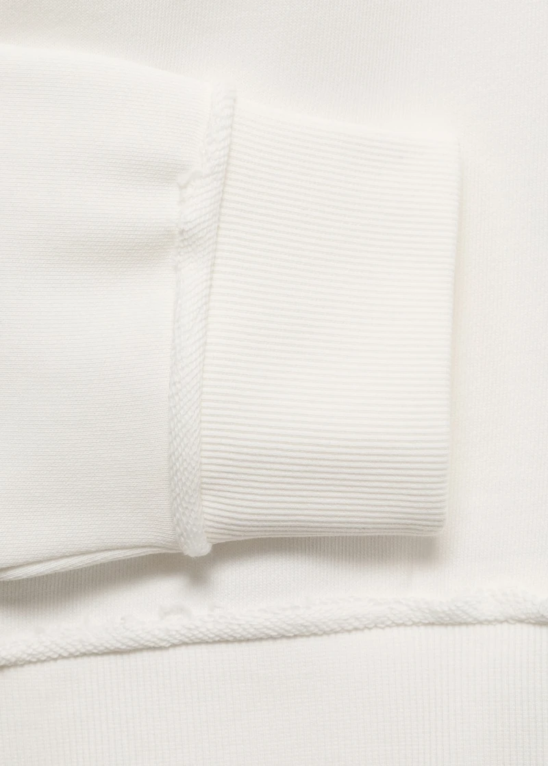 Butterfly-print sweatshirt