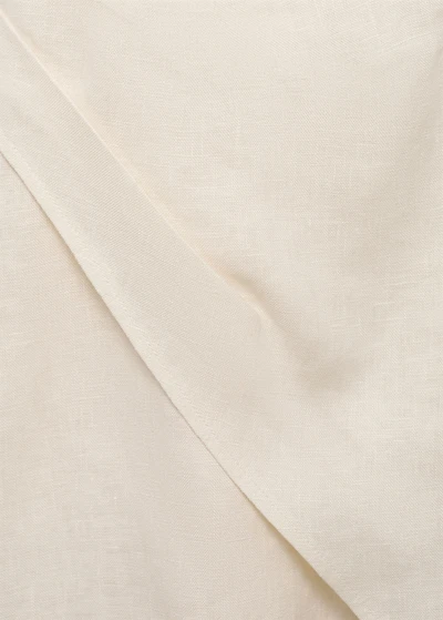 Linen wrap dress