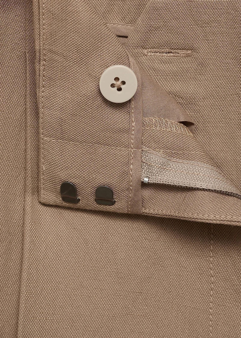 Linen bermuda shorts