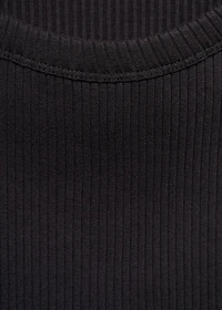 Slim-fit ribbed tank top