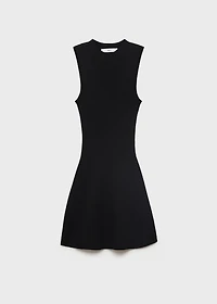 Fitted sweater dress