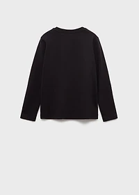 Long-sleeved t-shirt with pocket