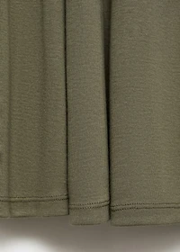 Pleated A-line dress