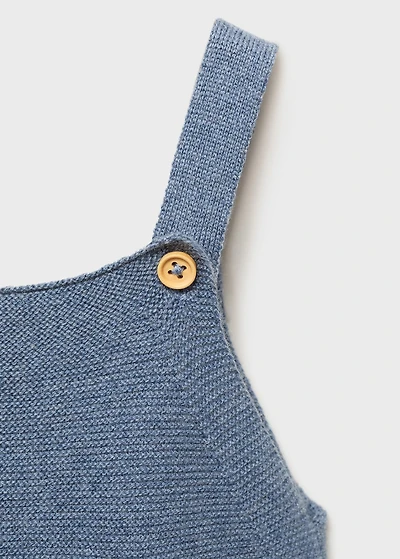 Long knitted dungarees