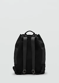 Lace-up sack backpack