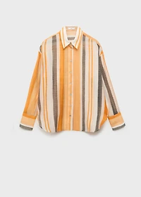 Lyocell striped shirt