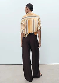 Lyocell striped shirt