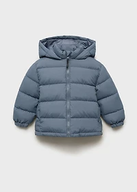 Hooded liner quilted coat