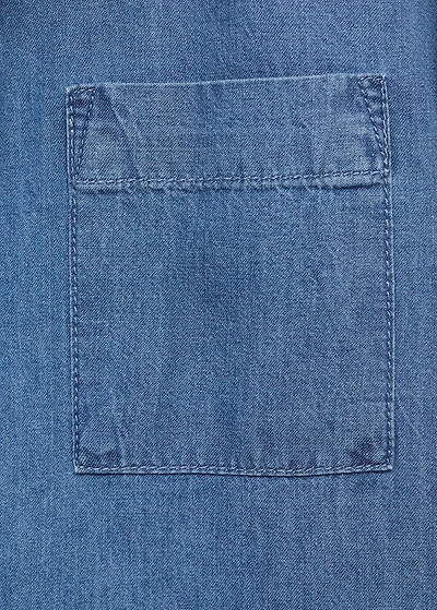 Cotton denim shirt